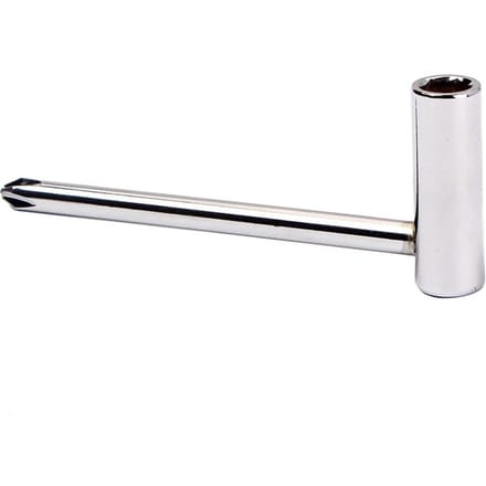 Clé pour Truss Rod de Guitare avec Tournevis 6 pans 7 mm 1/4 white