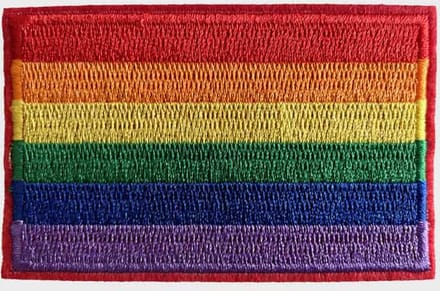 Patchy® – Regenboog LGBT Vlag Strijkpatch - Strijkapplicatie - Strijkembleem - Badge - Patches - Pride