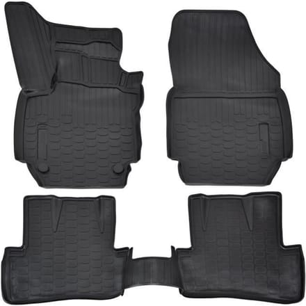 Vloermatten - Captur - 2013-2019 - TPE Rubber - Antislip - Flexibel bij kou