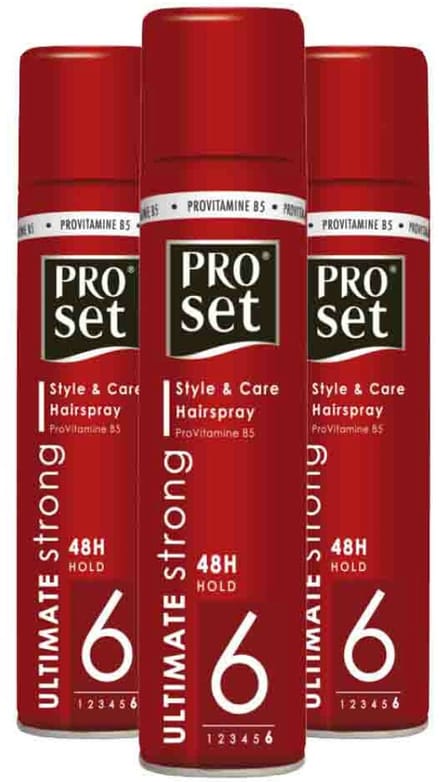 Proset - Haarspray Ultimate Sterk - 3 x 300 ml - Voordeelverpakking