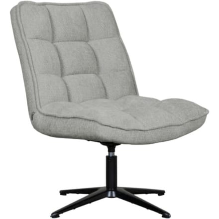 LABEL51 Vince Fauteuil - Grijs - Velvet - One Size - -