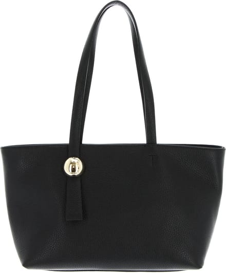 FURLA Leren Schoudertas Sfera Tote Bag Nero Zwart