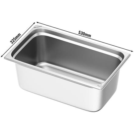GGM Gastro (6 Stück) Edelstahl-Behälter GN 1/1 - Höhe 200mm