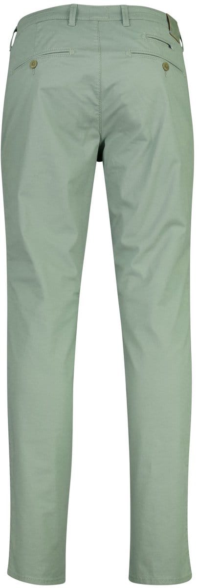 pantalon Brax Fabio groen flatfront normale fit