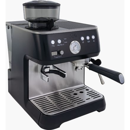 Solis Grind & Infuse Perfetta Espressomachine Mat Zwart | 980.70 | Met 250 g Bonenreservoir PID-Regeling 16 bar Pomp & Geïntegreerde Molen