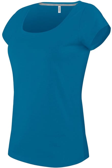 Kariban Dames/Dames Boot Hals T-Shirt met korte mouwen (Fuchsia)