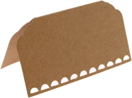 Pak met 10 plaatskaarten Gingerray Vintage Kraft