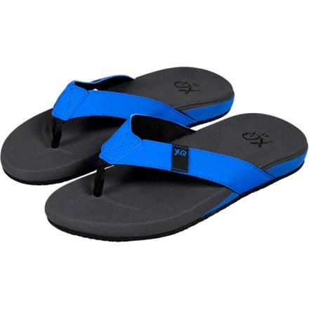 XQ Heren Teenslippers Ergonomisch Antraciet/Blauw - Maat 42