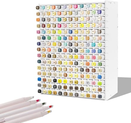 Dailygoods - Marker-Organizer - Opberghouder voor 180 Markers - Multifunctioneel