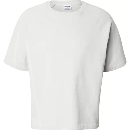 Urban Classics - Contrast Seam Peached Heavy Heren Tshirt - L - Grijs