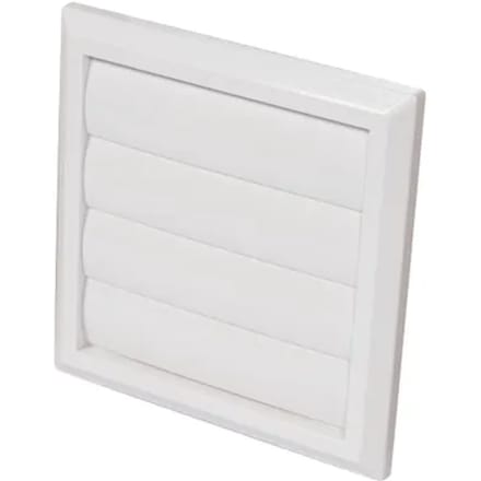 Sencys Overdrukrooster Lamel Ø150/160mm Kunststof Wit