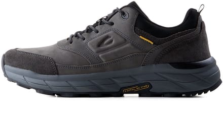camel active Sneakers gemaakt van leer - Maat menswear-42 - Grijs