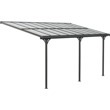 Westmann Aluminium Terrasoverkapping Bruce SI06108 - 300x556x270 cm - Zwart