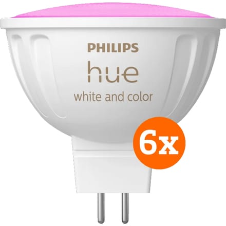 Philips Hue spot White and Color MR16 6-pack
