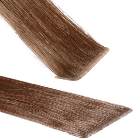 hair2heart Invisible Tape Extensions Echt haar Premium - 10 tapes 60 cm 8/1 lichtblond as