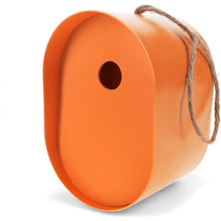 Rex London Ovaal vogelhuisje van bamboevezel - Oranje