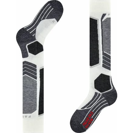 FALKE SK2 warm dik wol functioneel materiaal skisokken dames wit - maat 41-42