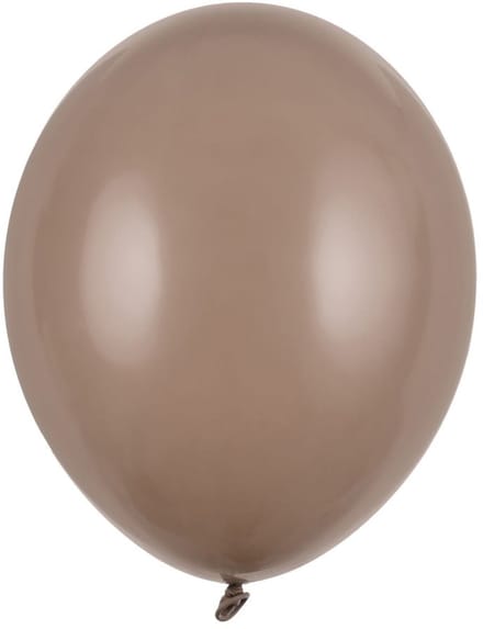 Strong Ballonnen 12cm MINI, Pastel Cappuccino (1 zakje met 100 stuks)