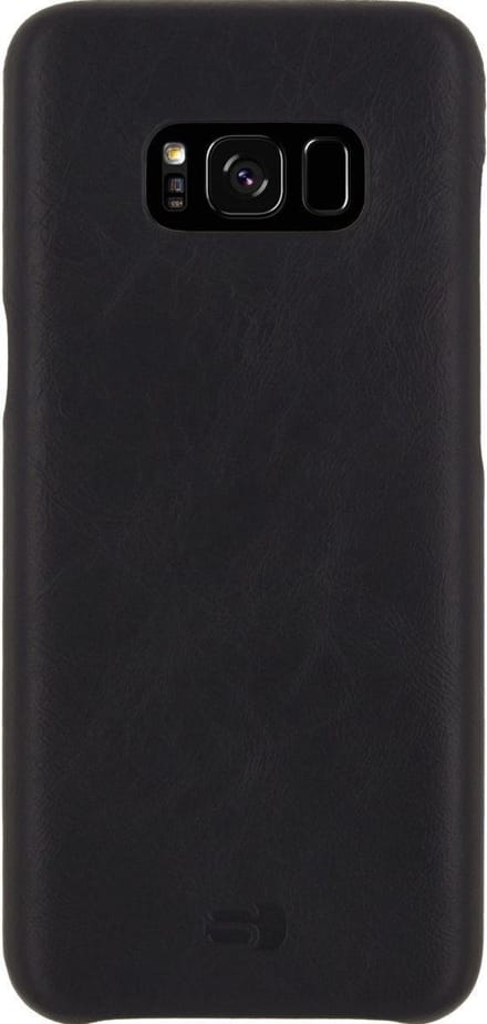 Senza Pure Leather Cover Samsung Galaxy S8 Plus Deep Black
