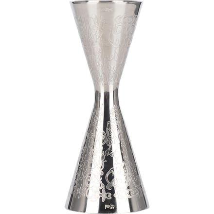 30ml 45ml Mooie Roestvrijstalen Jigger met Schaal Drank Wijn Maatbeker Baraccessoires white