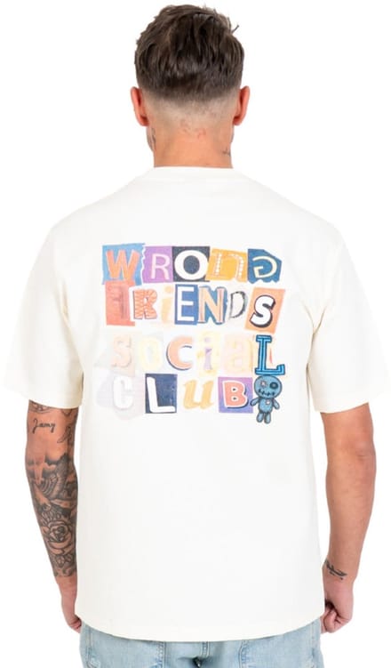 SOCIAL CLUB T-SHIRT - COCONUT WHITE M