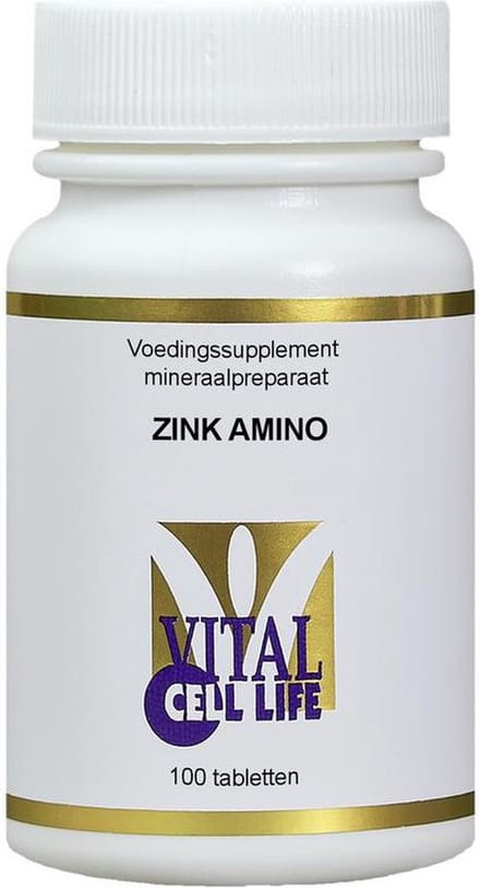 Vital Cell Life Zink amino 15mg 100 Tabletten