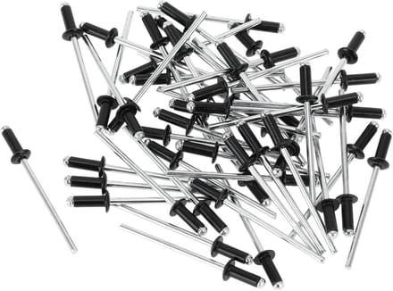 50 Stuks Blinde Klinknagels met Dome Head en Grote Flens in Aluminium voor Sterke Bevestiging, 3mm Grip Diameter, 10mm Grip Lengte, 6.3mm Flens Diameter
