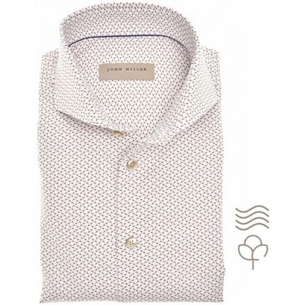 John Miller Overhemd Enchanted Pattern Shirt Midden Bruin / male