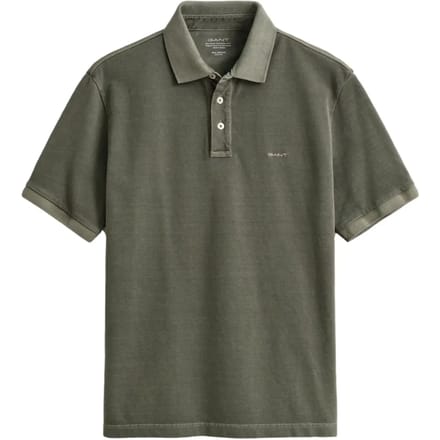 Gant 2014057 Korte Mouw Poloshirt Groen L Man