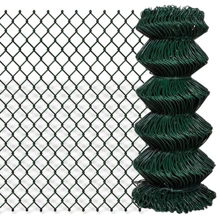 vidaXL - Gaashek - 0,8x15 - m - staal - groen