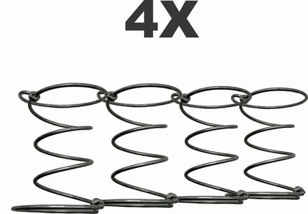 Koppelveren - Springveren - 4 slags - 4 stuks - 3.6mm dik - Meubelrenovatie - Meubelstoffering