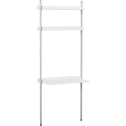 HAY Pier System Module 11 Rek met bureau - white