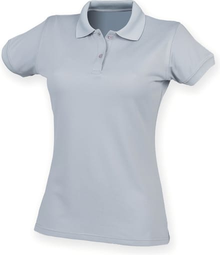 Henbury Ladies Coolplus® Polo Shirt H476 - Silver Grey - M
