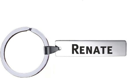 Sleutelhanger Met Naam - Renate - RVS