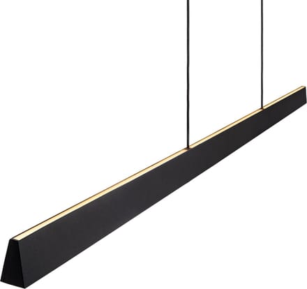 Atmooz Jasmin Hanglamp - 150 cm - Zwart - Dimbare LED met Up & Down Light – Verstelbaar – Modern Design