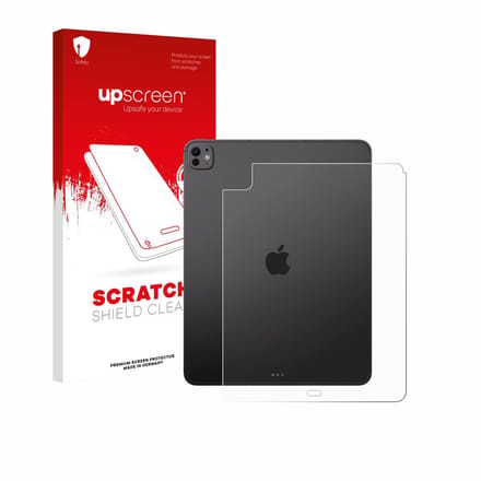 upscreen - Screenprotector voor Apple iPad Pro 13" 2025 (Achterkant) - Folie Beschermfolie transparant