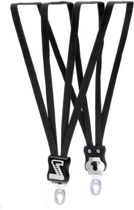 Simson Extra lange snelbinder - 4 stevige binders - zwart