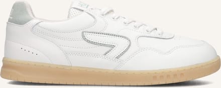 HUB Vancouver Sneakers Heren - Leren Sneaker - Wit - Maat 40