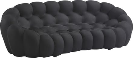 Victoria Bubble 3-zitter Bank - Zwart