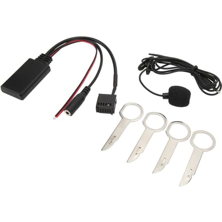 12-Pin Auto CD AUX IN Draadloze Bluetooth Adapter met Handsfree Microfoon Vervanging voor Focus 2005 en Later 6000CD black