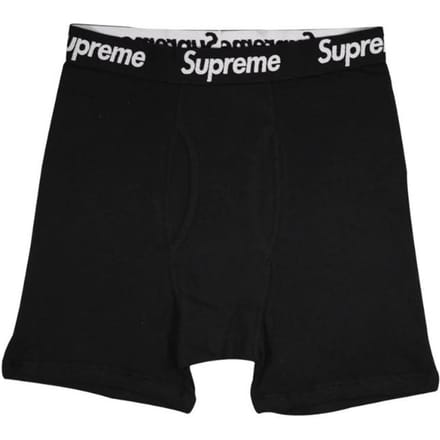 Boxer Supreme x Hanes Zwart EU XXL gray