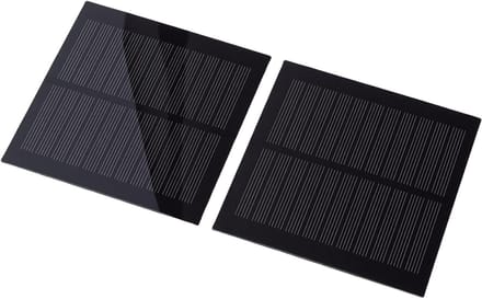 Zonnepaneel Modulekit - Kleine Zonnecel - Draagbaar Buiten - Hoge Efficiëntie - 13 Watt - Zwart