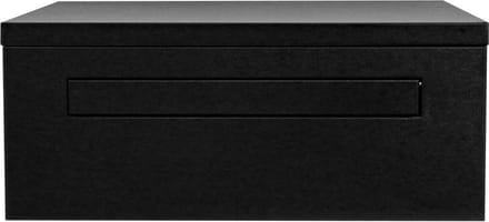 Logixbox - Brievenbus - opbouw Pakketbrievenbus - Achteruitname Stardust Black