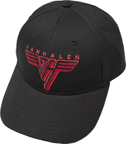 Van Halen - Classic Red Logo Snapback Pet - Zwart