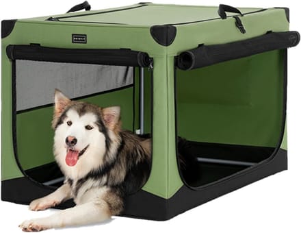 Opvouwbare Transportbox voor Hond met Stevig Frame - Veilig en Ventilerend