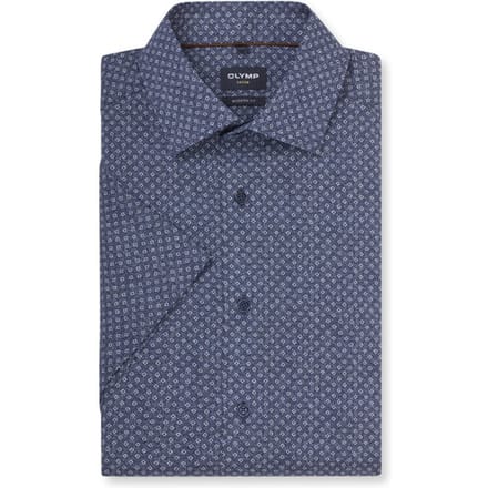 OLYMP Luxor Overhemd, Modern Fit, New Kent, Marineblauw