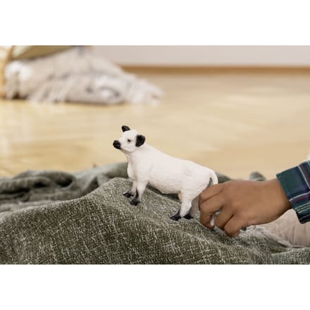 Schleich Farm World Galloway koe speelfiguur - boerderij dier speelgoed.