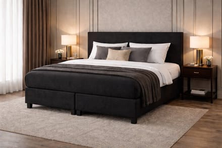 Boxspring Den Haag Compleet van DER Bedding - OP MAAT & Verkrijgbaar in veel diverse kleuren! - 105x190