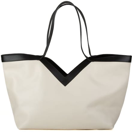 Giulia Monti Tas Lichtbeige Zwart