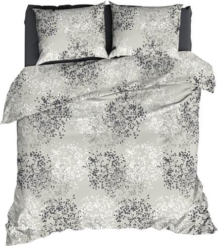 Satin d'Or Bellini Dekbedovertrek - Tweepersoons - 200x200/220 cm - Grijs